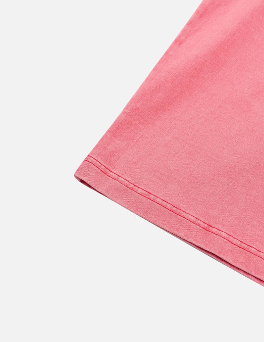 Ebisu & Seagull Print T-shirt - Red
