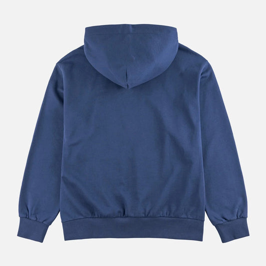 3D Pattern Filled Seagull Hoodie - Blue