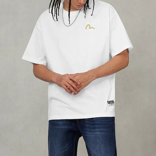 Seagull Embroidery T-shirt - White