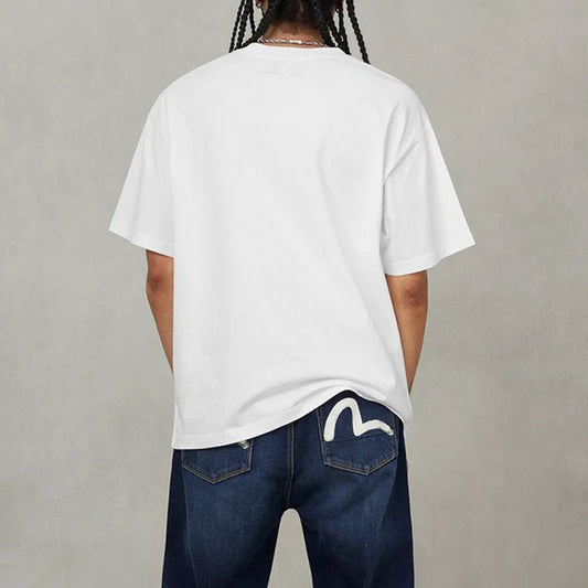 Seagull Embroidery T-shirt - White