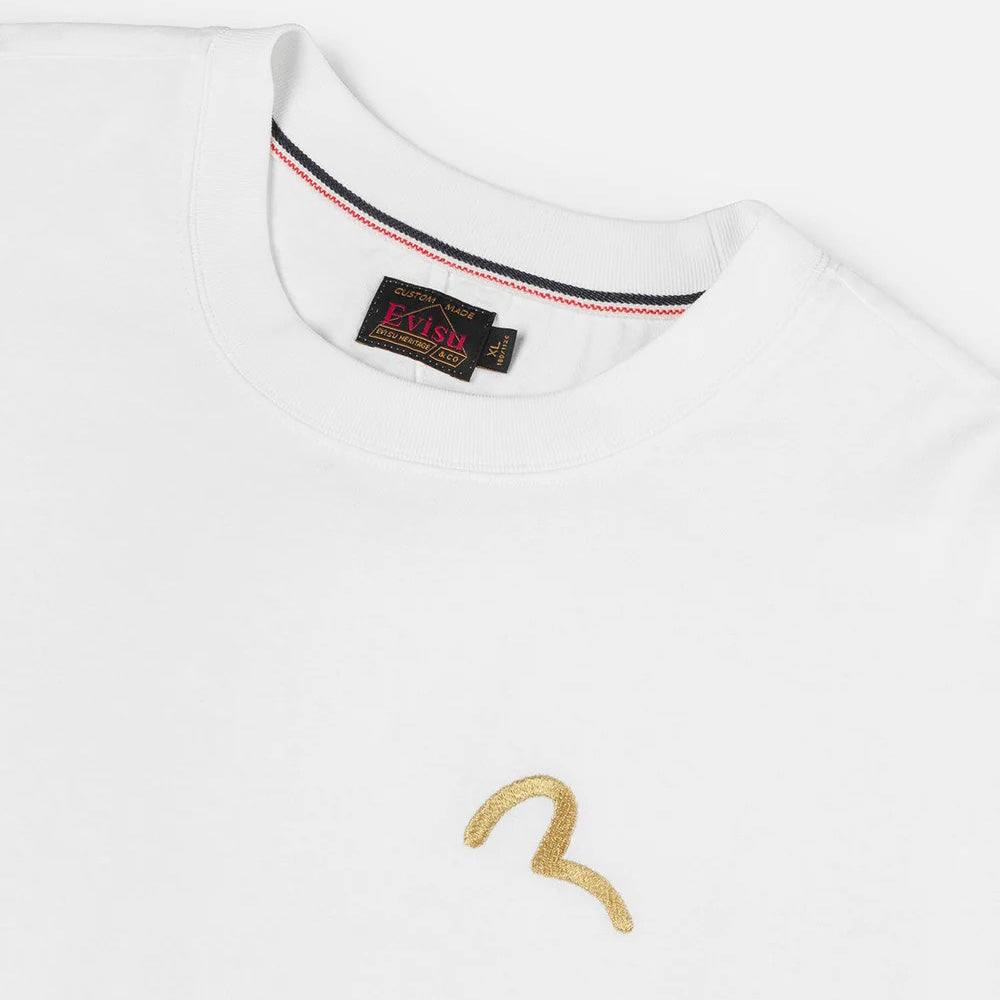 Seagull Embroidery T-shirt - White