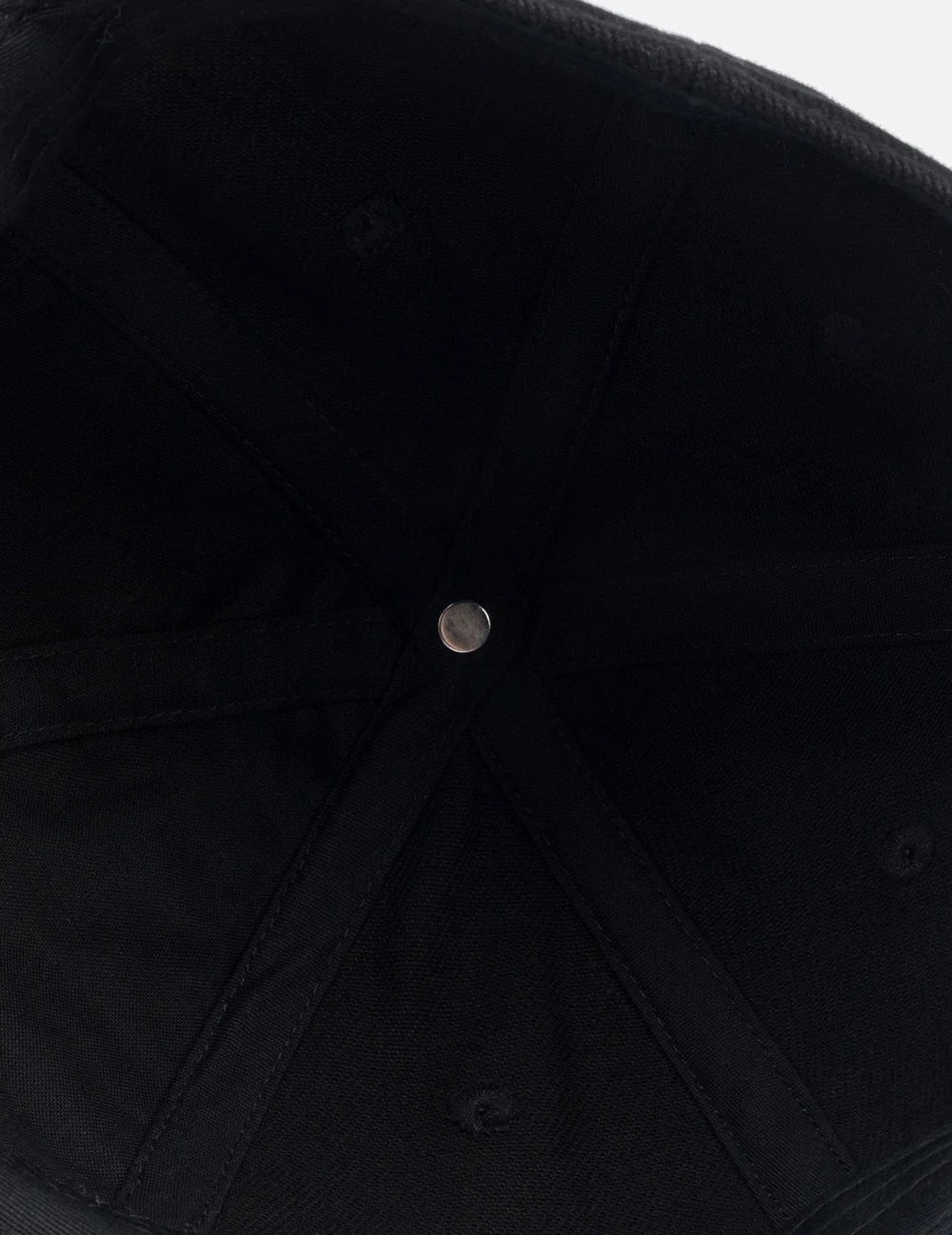 Seagull & Logo Embroidery Cap - Black