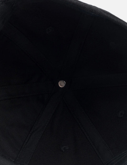 Seagull & Logo Embroidery Cap - Black