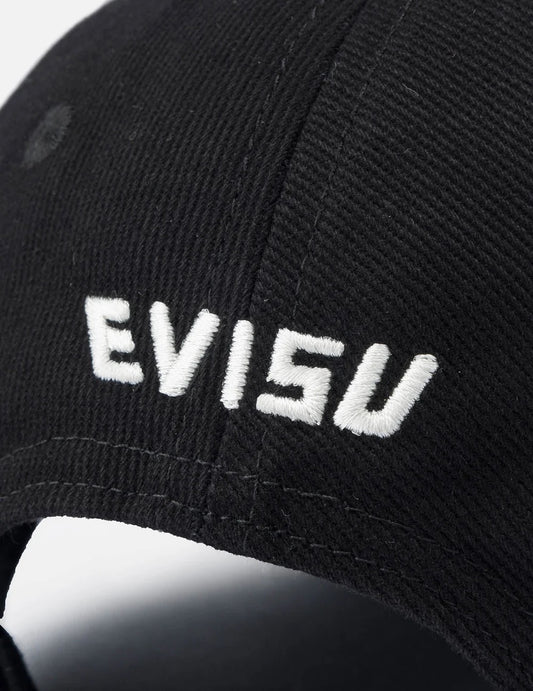 Seagull & Logo Embroidery Cap - Black