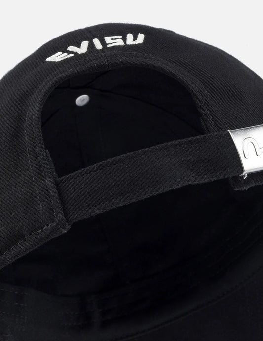 Seagull & Logo Embroidery Cap - Black