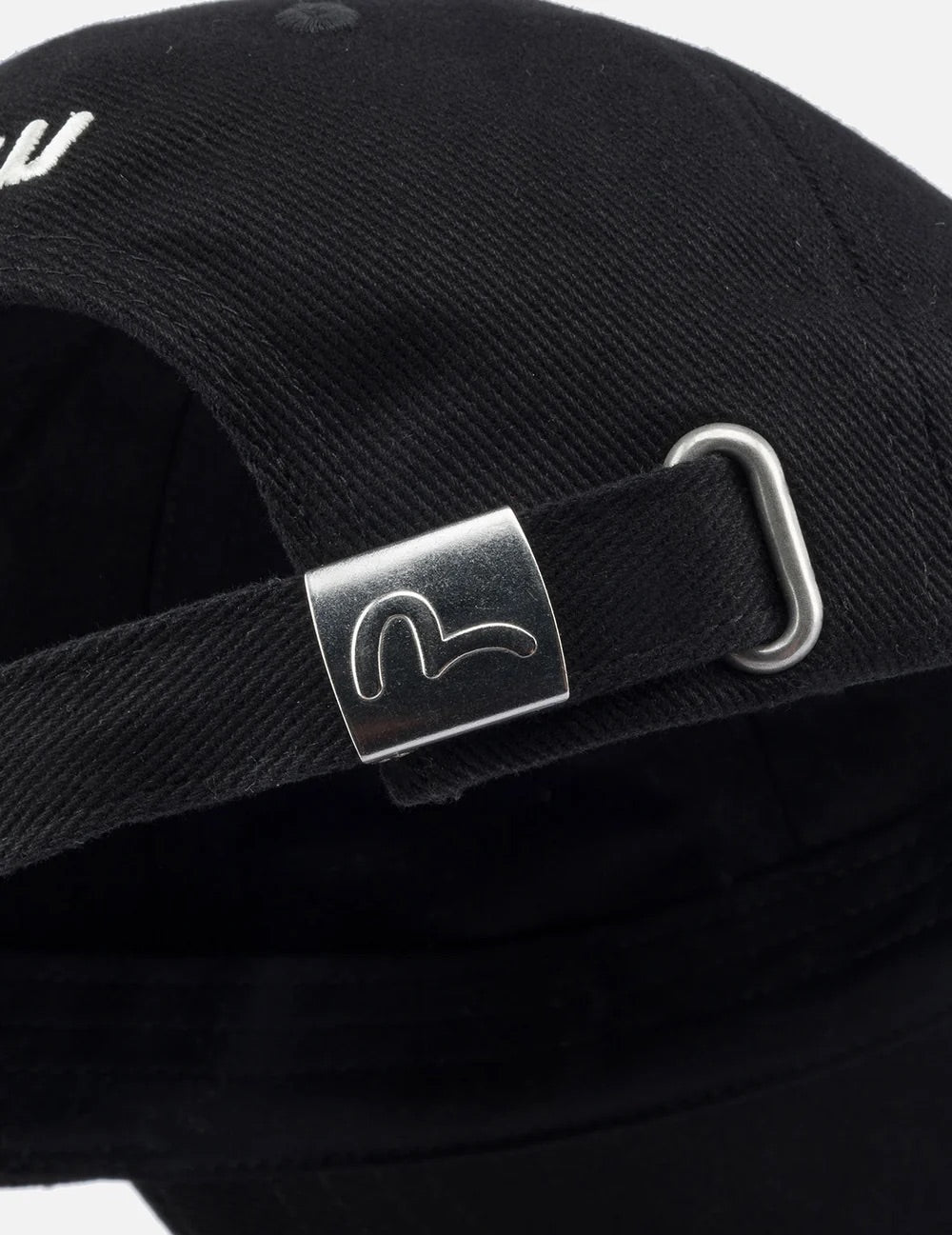 Seagull & Logo Embroidery Cap - Black