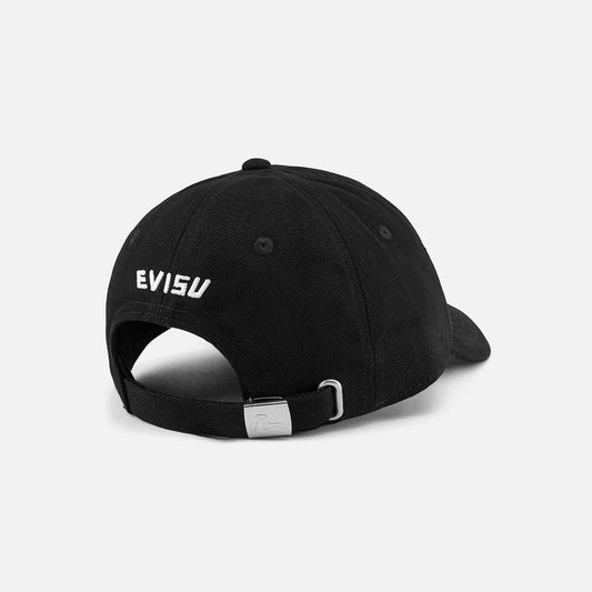 Seagull & Logo Embroidery Cap - Black