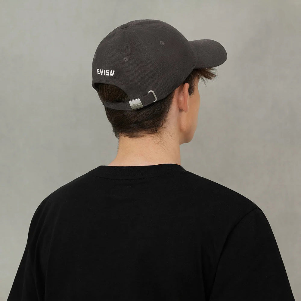 Seagull & Logo Embroidery Cap - Charcoal