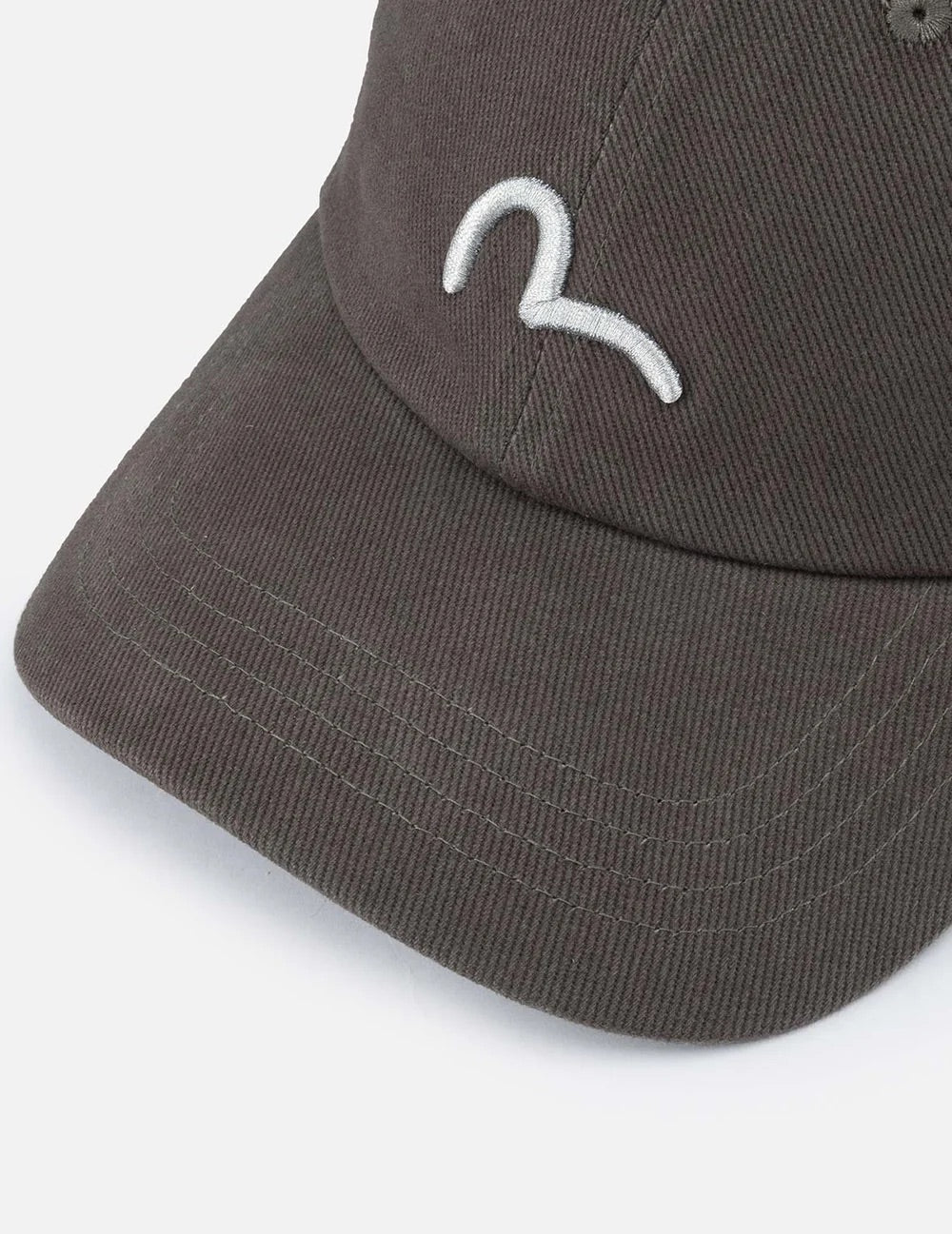 Seagull & Logo Embroidery Cap - Charcoal
