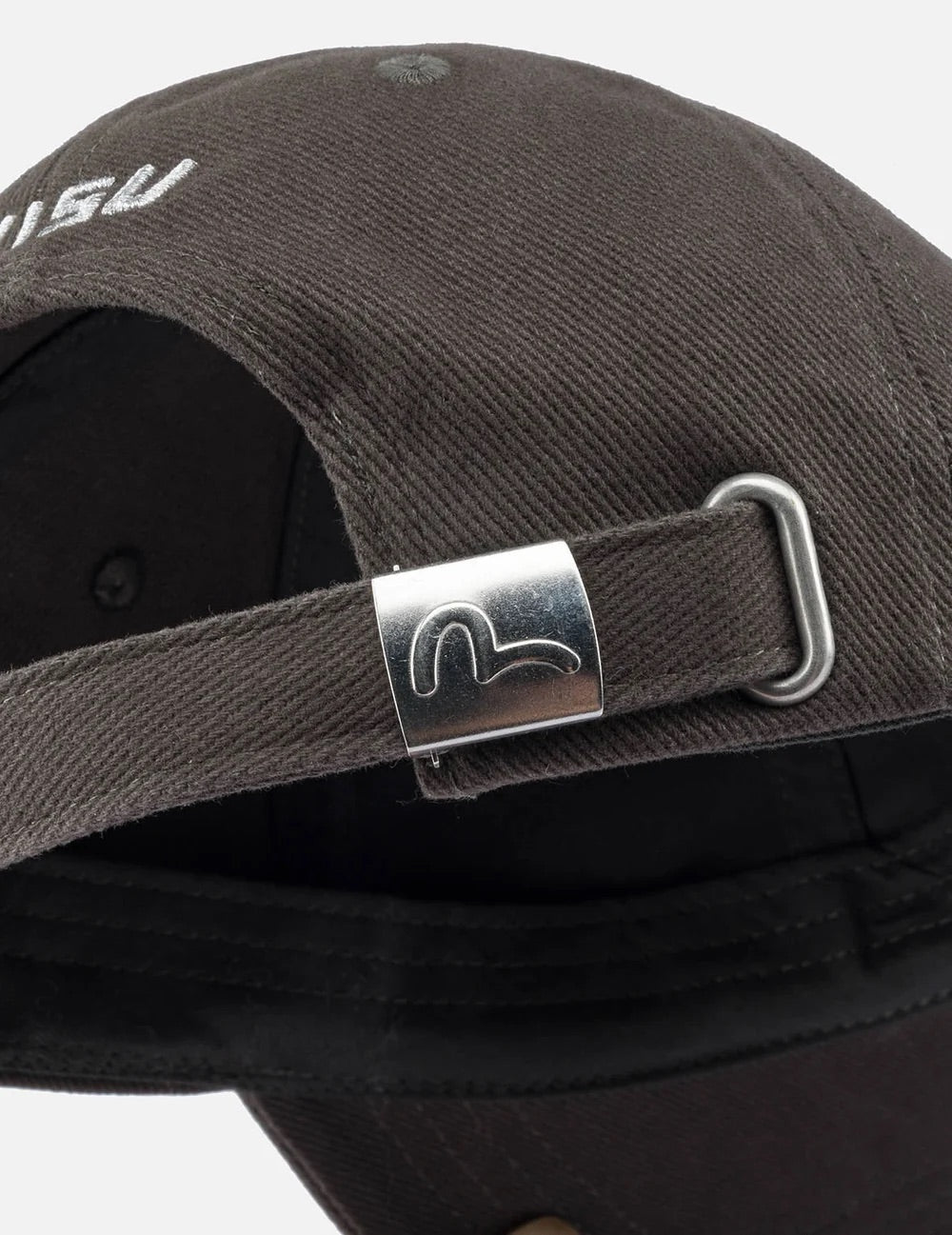 Seagull & Logo Embroidery Cap - Charcoal