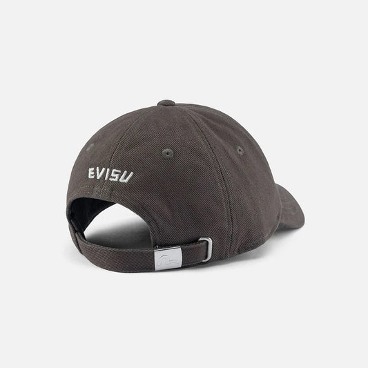 Seagull & Logo Embroidery Cap - Charcoal