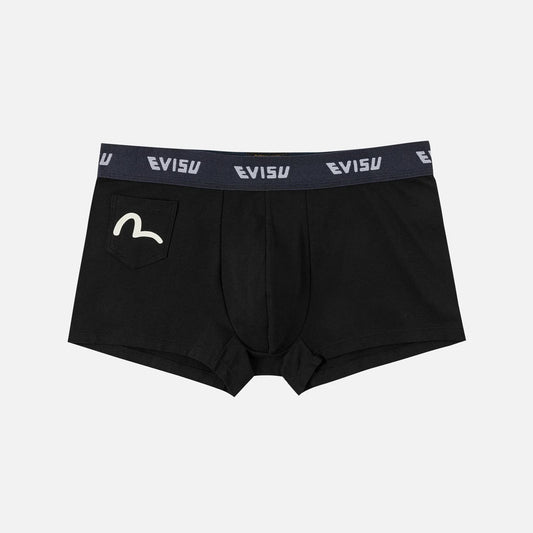 Multi-Logo Pocket Trunks - Black