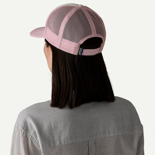 P-6 Logo Trucker Hat - White w/Quiet Violet