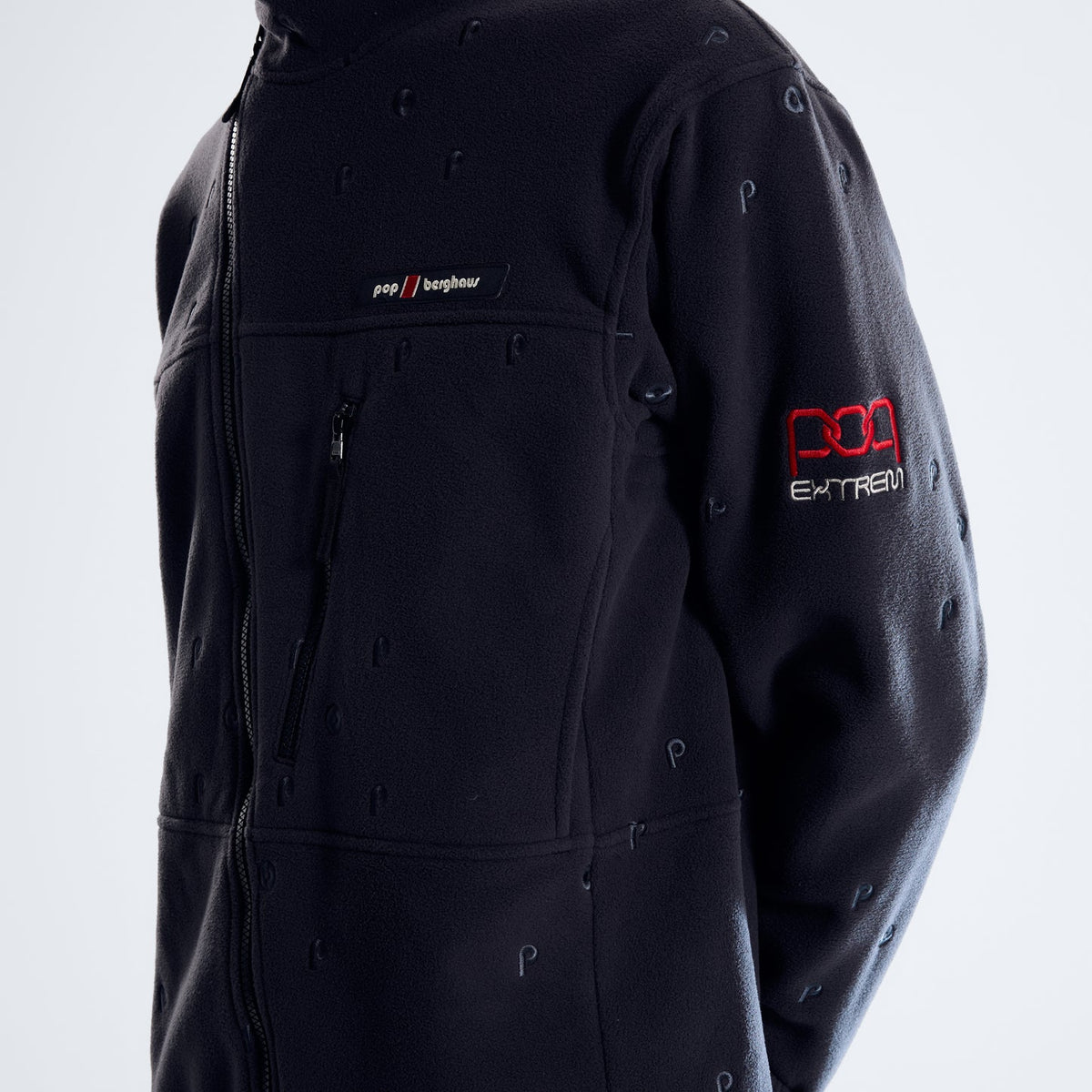 Pop x Berghaus Lhoste Fullzip Fleece Jacket - Black