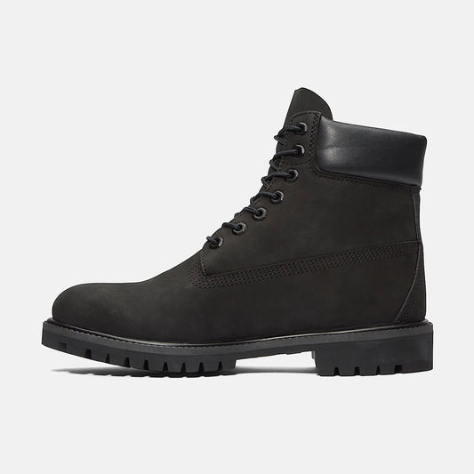 Women's Premium 6" Lace Up Waterproof Boot - Black