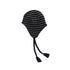 Reversible Earflap Beanie - Black/Charcoal