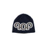 Reversible Pub Skull Beanie - Grey/Navy