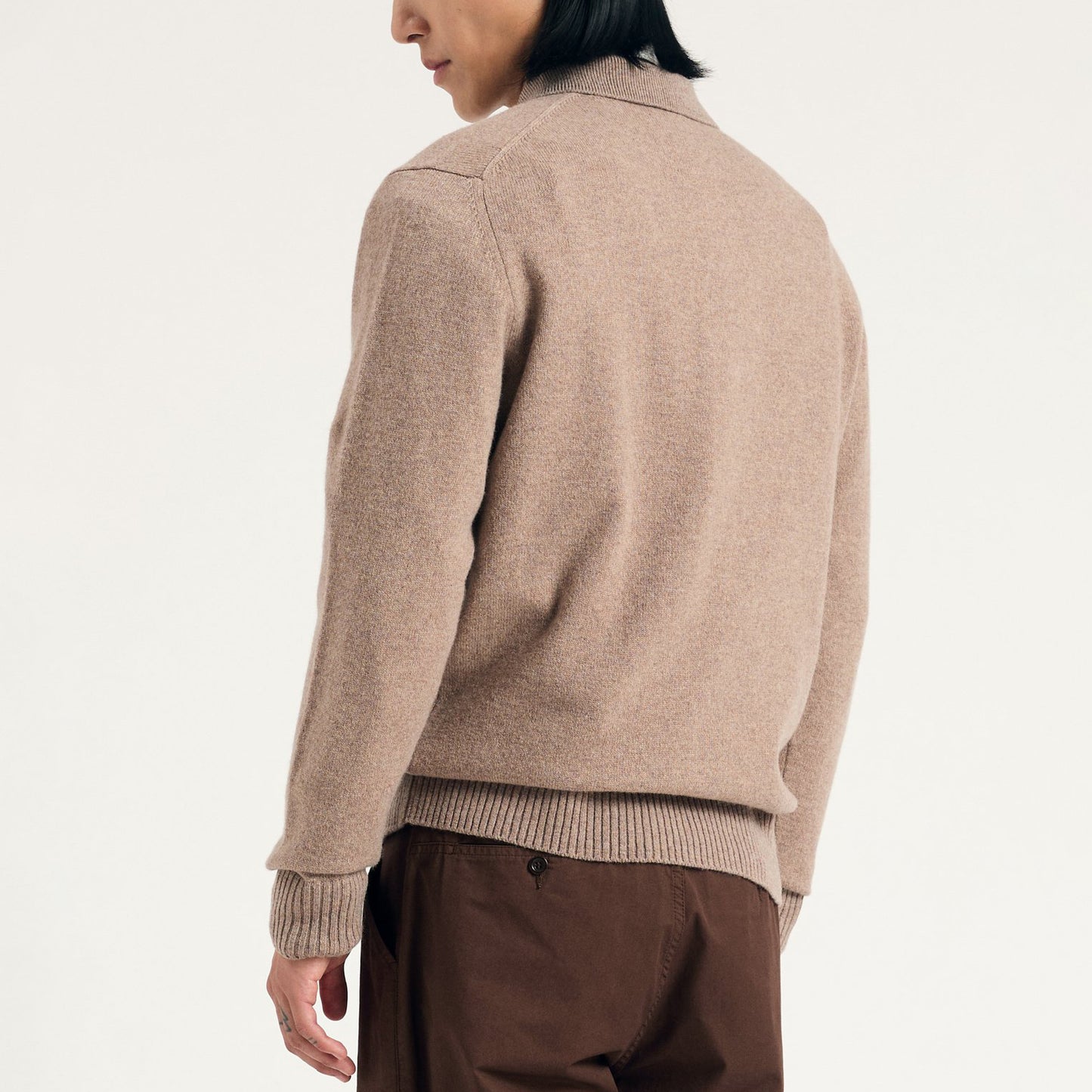 Norse Standard Merino Lambswool Polo - Clay