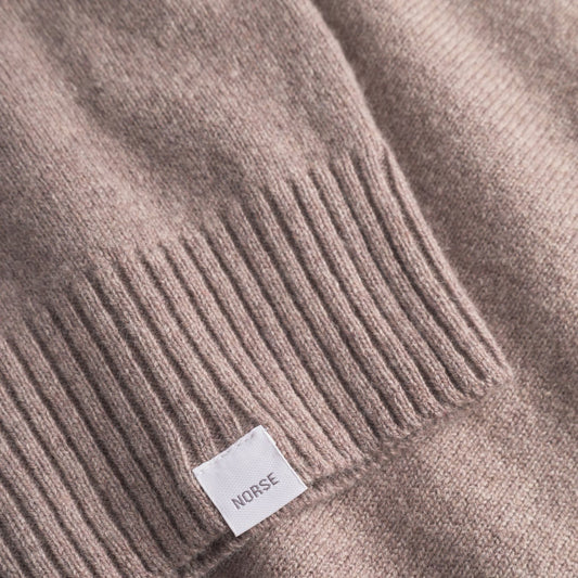 Norse Standard Merino Lambswool Polo - Clay