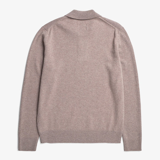 Norse Standard Merino Lambswool Polo - Clay