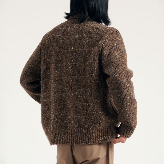 Erik Donegal Diamond Jacket - Seal Brown