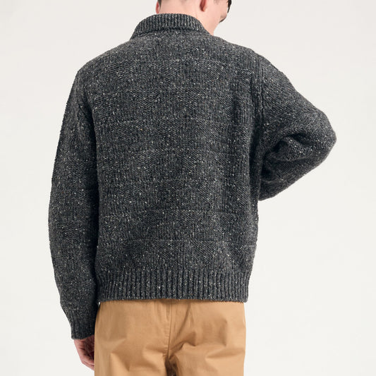 Erik Donegal Diamond Jacket - Charcoal Grey