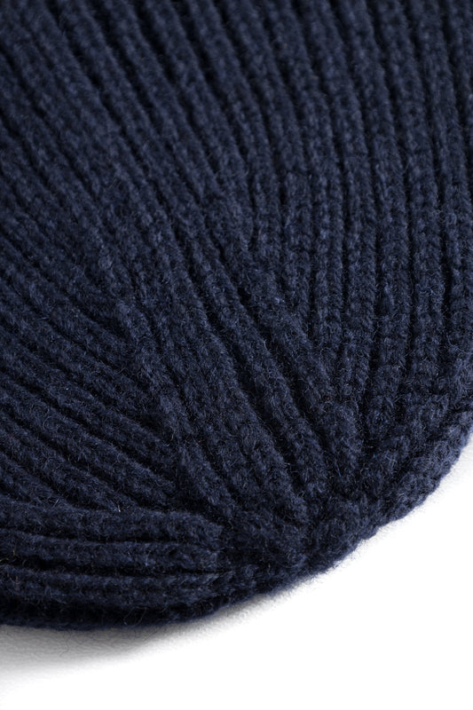 Norse Standard Merino Lambswool Beanie - Dark Navy