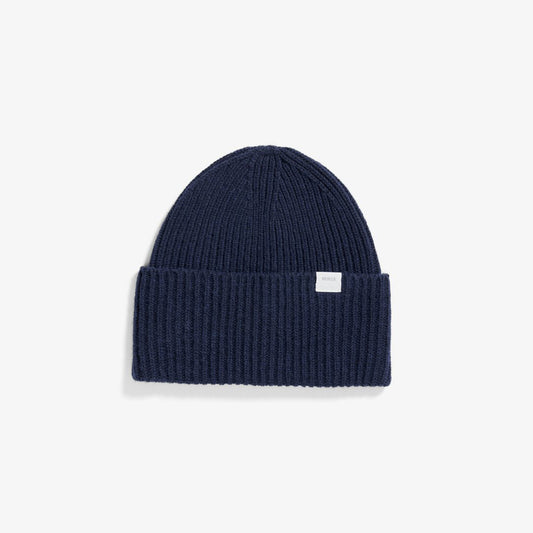 Norse Standard Merino Lambswool Beanie - Dark Navy