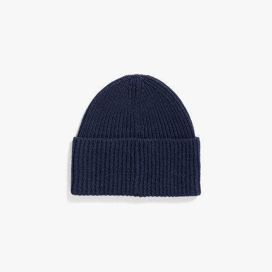 Norse Standard Merino Lambswool Beanie - Dark Navy