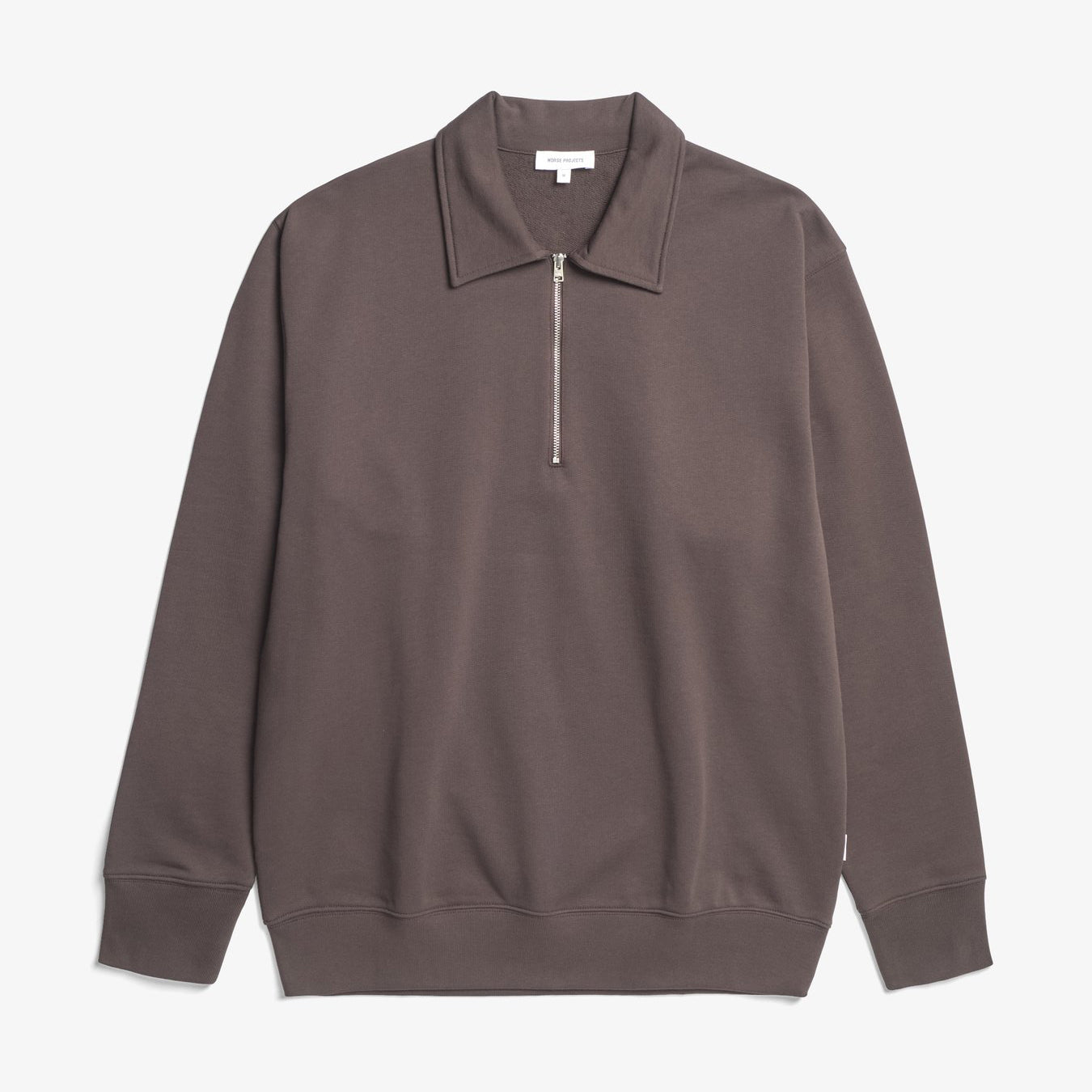 Norse Standard Half Zip Sweatshirt - Seal Brown