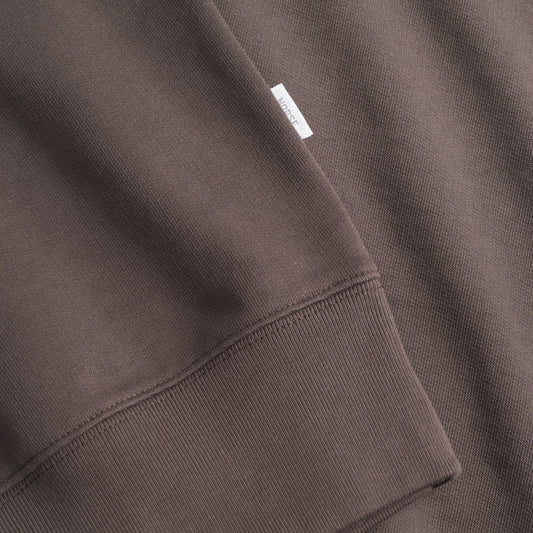 Norse Standard Half Zip Sweatshirt - Seal Brown