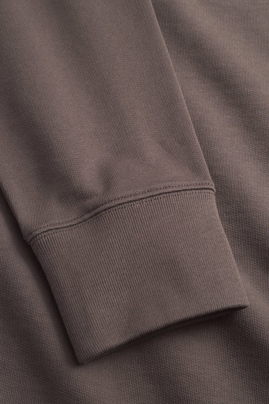 Norse Standard Half Zip Sweatshirt - Seal Brown
