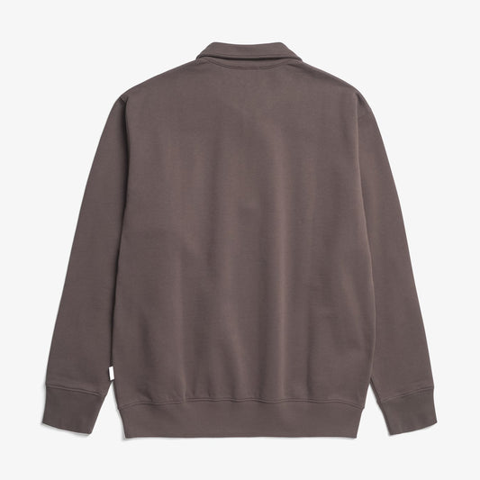 Norse Standard Half Zip Sweatshirt - Seal Brown