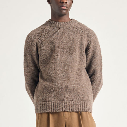 Birger Wool Raglan - Walnut