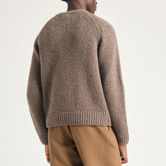 Birger Wool Raglan - Walnut