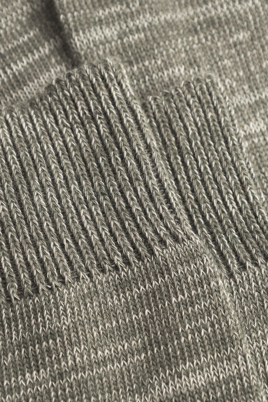 Bjarki Heavy Cotton Twist Sock - Olive Night