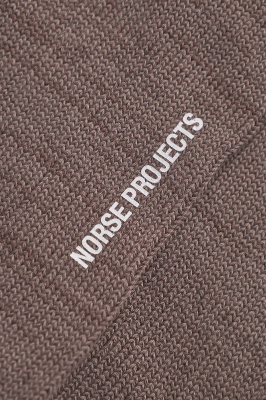 Bjarki Heavy Cotton Twist Sock - Mahogany