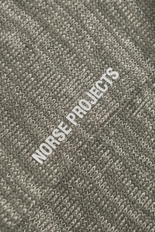 Bjarki Heavy Cotton Twist Sock - Olive Night