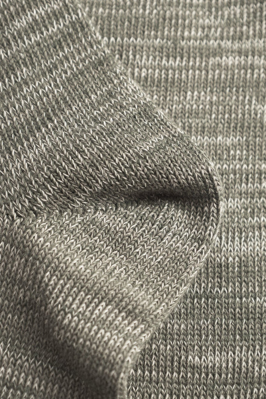 Bjarki Heavy Cotton Twist Sock - Olive Night
