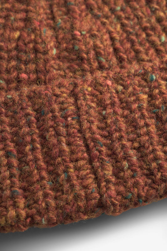 Daniel Donegal Rib Beanie - Ginger