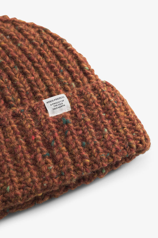 Daniel Donegal Rib Beanie - Ginger