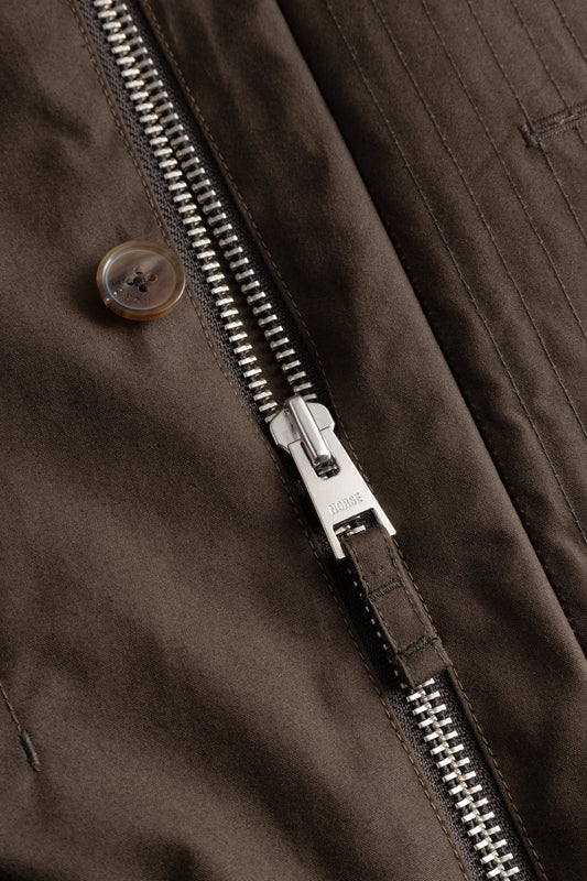 Holmen Wax Raglan Light Jacket - Delicioso Brown