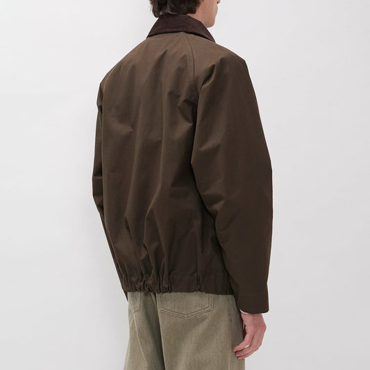 Holmen Wax Raglan Light Jacket - Delicioso Brown