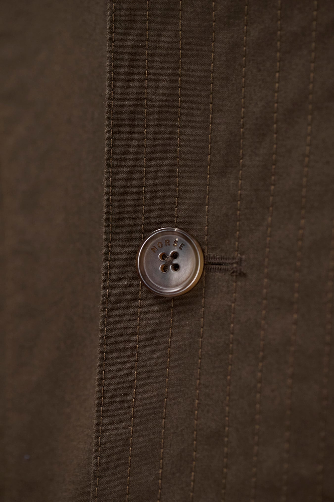 Holmen Wax Raglan Light Jacket - Delicioso Brown