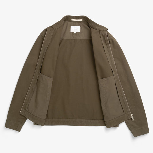 Raabjerg Canvas Jacket - Olive Night