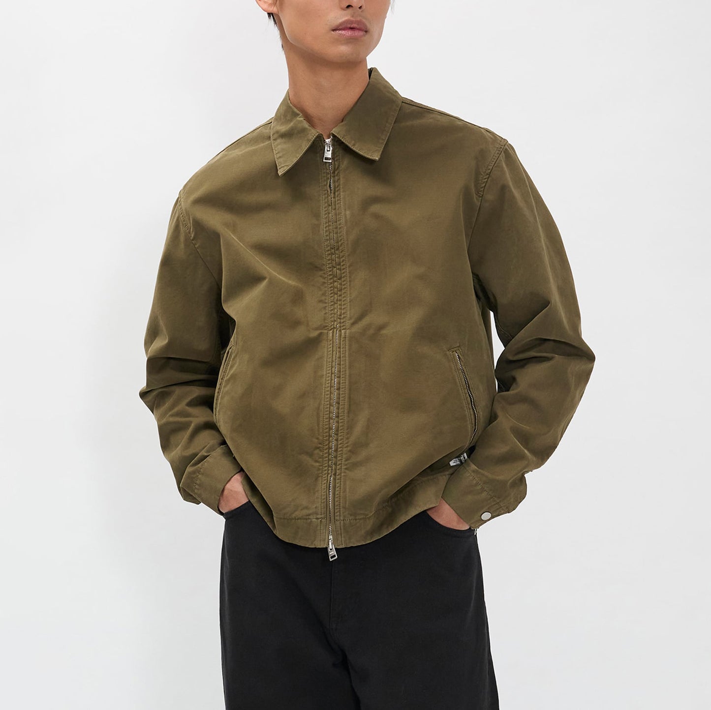 Raabjerg Canvas Jacket - Olive Night