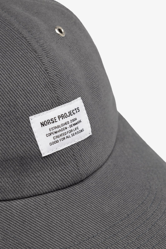 Bull Twill Denim 6-Panel Cap - Graphite