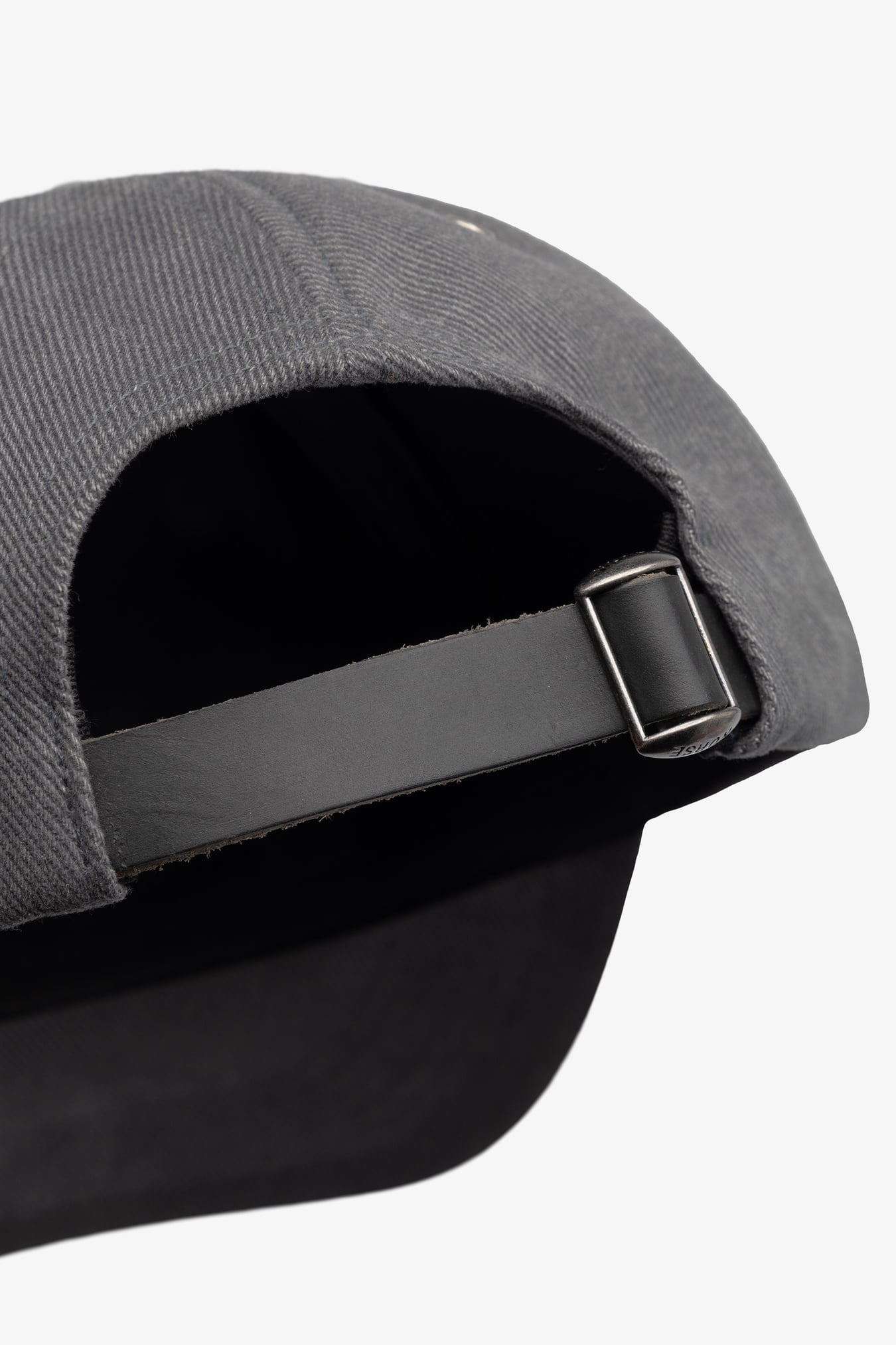 Bull Twill Denim 6-Panel Cap - Graphite