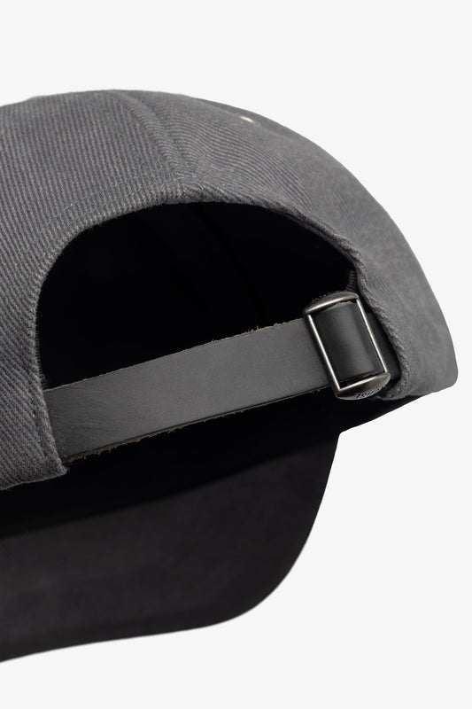 Bull Twill Denim 6-Panel Cap - Graphite