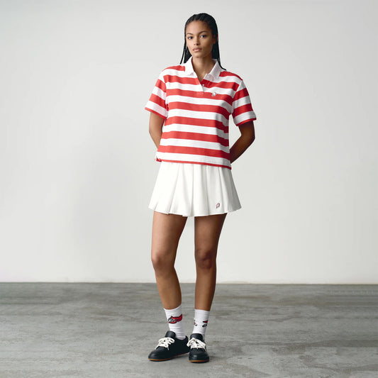 Soft Serve Pleated Skirt - White